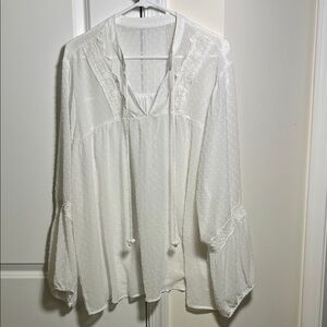 Elegant White Women's Top